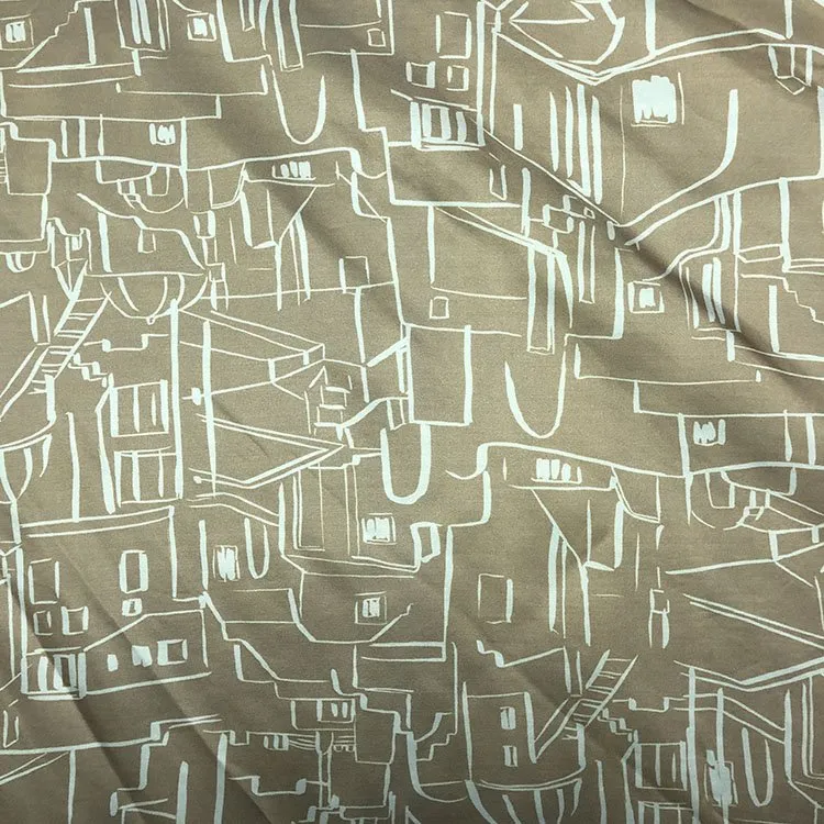 Drappijiet tal-Ħwejjeġ tal-Istampar Infurrati Rayon U Sateen