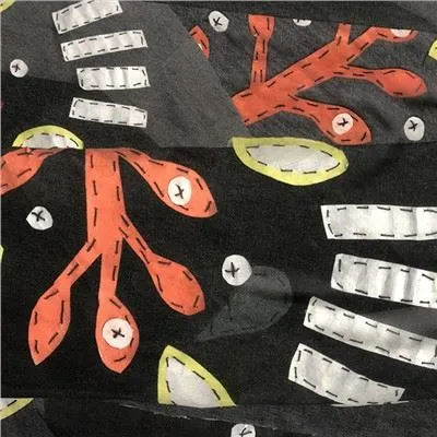 Tree Monster Tessili Chiffon ta 'densità għolja