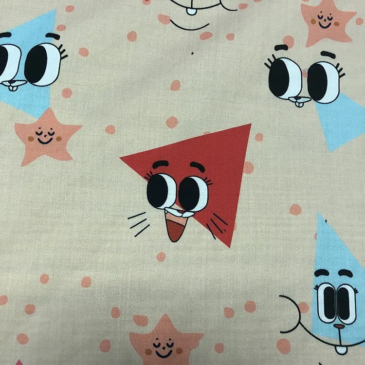 Star Triangle Tencel Rayon Twill Fabrics